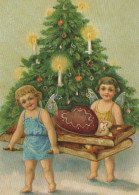 ANGELO Buon Anno Natale Vintage Cartolina CPSM #PAH879.IT - Anges