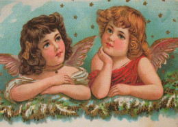 ANGELO Buon Anno Natale Vintage Cartolina CPSM #PAH066.IT - Anges