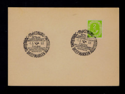 Sp10551 DBR Coburg 50 Ann. Jubileus Mail Courrier Pmk 1953 /carton Postale - Post
