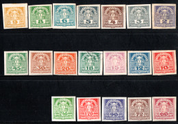 Autriche - N° Michel 293#311 X  */ - Lot De 19 Timbres - Journaux -Tête De Mercure - 1921 - Zeitungsmarken