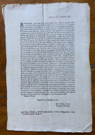 STORIA DELLA SICILIA - PALERMO 10 Giugno 1758  - AVVOCATO FISCALE DELLA GRAN CORTE.... - Documents Historiques