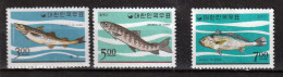 COREE DU SUD - Faune Marine, Poissons - Y&T N° 417-419 - 1966 - MNH - Corée Du Sud