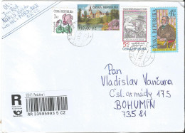 R Envelope Czech Republic Palacky Masaryk Pruhonice Garden Used In 2014 - Andere & Zonder Classificatie