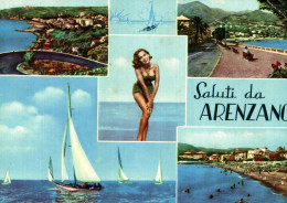 ARENZANO, Genova - Saluti, Vedutine - Pin-Up - VG - #036 - Sonstige & Ohne Zuordnung
