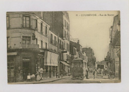 COURBEVOIE : Rue De Bezons - Tram, Hôtel De La Gare (z4157) - Courbevoie
