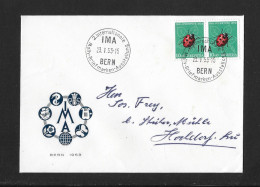 1953 IMA BERN 2.INTERNATIONALE MOTIV-BRIEFMARKEN-AUSSTELLUNG ► Offizieller Brief Mit Zudruck - Briefe U. Dokumente