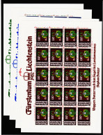 YANxx/18 LIECHTENSTEIN 1982 Michl 793/96 KLEINBOGEN ** Postfrisch SIEHE ABBILDUNG - Unused Stamps