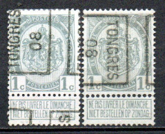 1157 Voorafstempeling Op Nr 81 - TONGRES 08 - Positie A & B - Rollo De Sellos 1900-09