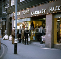 70s SHOP LORD JOHN CARNABY STREET LONDON UK ENGLAND AMATEUR 35mm SQUARE SLIDE NOT PHOTO No FOTO NB4123 - Dias