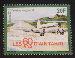 POLYNESIE FRANCAISE  YT 1177 NEUF**MNH "LES 60 ANS D'AIR HAITI" ANNÉE 2018 - Unused Stamps