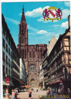 Strasbourg - La Rue Mercière Et La Cathédrale - Strasbourg