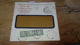 Enveloppe Taxée Avec 3*60c Vert  - 1939 ............BOITE1.......... 512 - 1921-1960: Période Moderne