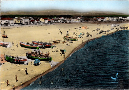 S16469 Cpsm 66 Le Barcarès Sur Mer - La Plage, Les Bâteaux De Pêche - Autres & Non Classés