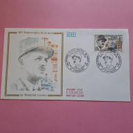 FDC - Général LECLERC - 40ème Anniversaire De La Mort - Strasbourg 28-11-1987 - 1980-1989