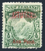 Aitutaki 1, Mint No Gum. New Zealand Surcharged In Blue,1903. Pembroke Peak. - Aitutaki