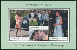 Aitutaki 613, MNH. Birth Of Prince George Of Cambridge, 2013. - Aitutaki