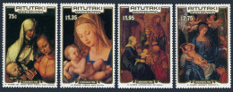 Aitutaki 400-403, MNH. Michel 593-596. Christmas 1986. Paintings By Rembrandt. - Aitutaki