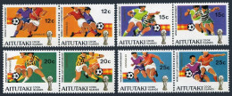 Aitutaki 250-253, MNH. Michel 420-427. World Soccer Cup Spain-1982. - Aitutaki
