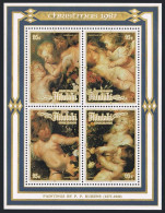 Aitutaki 408-411,412-413,MNH. Mi 623-626,Bl.68-69. Christmas 1987.Virgin.Rubens. - Aitutaki