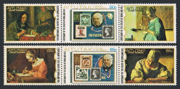 Aitutaki 176-181a,182 Sheet, MNH. Michel 316-321, Bl.27. Sir Rowland Hill, 1979. - Aitutaki