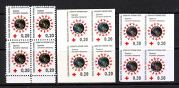 Bosnia:Republika Srpska 2016  Charity Stamp Red Cross TBC  Mi.No.39 A+B+0.50 Self Adhesive Block Of 4 MNH - Bosnia And Herzegovina