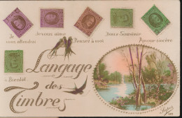 LANGAGAGE DES TIMBRES. - Stamps (pictures)