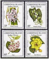 Christmas Isl 183-186, MNH. Michel 220-223. Indigenous Flowers 1986. Orchids. - Christmaseiland