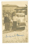 Cpa Carte-photo " Entrée De La Roseraie ", Automobile Peugeot, Postée De Mézières Charleville Ardennes  (AU) - Voitures De Tourisme