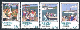 Christmas Isl 319-322, MNH. Mi 349-352. War Time Evacuation,50th Ann. 1992. - Christmaseiland