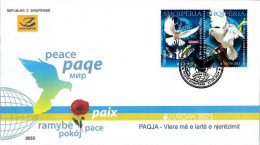 Albania Stamps 2023. Europa CEPT: Peace. Dove, Bird. FDC Set MNH - Albanien