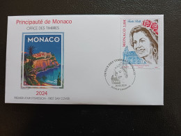 Monaco 2024 Opera Singer Freda BETTI Mezzo Soprano 1924 1979  Walkyrie 1v FDC PJ - Unused Stamps
