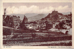 *CPA - 43 - LE PUY EN VELAY - Vue Générale - Les Quatre Rochers - Le Puy En Velay