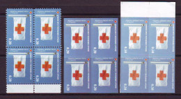 Bosnia:Republika Srpska 2018  Charity Stamp Red Cross  Mi.No.42 A+B+0.50 Self Adhesive Block Of 4 MNH - Bosnia Herzegovina