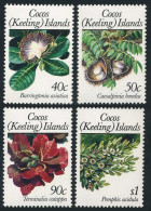 Cocos Isls 191-192,195-196,MNH.Michel 209-212. Flowering Plants,1989. - Kokosinseln (Keeling Islands)