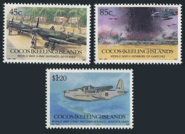 Cocos Isls 264-266, MNH. Michel 280-282. WW II. Royal Air Force, 1992. - Cocos (Keeling) Islands