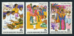 Cocos Isls 108-110,MNH.Michel 112-114. Festive Occasions,1984.Dance,Wedding. - Cocoseilanden