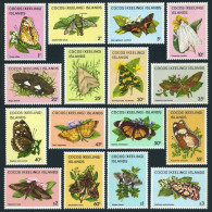 Cocos Islands 87-102,MNH.Michel 88-103. Butterflies,Moths.1982. - Isole Cocos (Keeling)