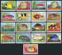 Cocos Islands 34-50,MNH.Michel 34-47,50-52. Tropical Fish 1979-1980. - Cocos (Keeling) Islands