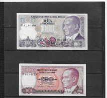 C/286         Turquie   -   2 Billets Neufs - Turchia