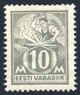 Estonia 89, Hinged. Michel 73. 3rd Philatelic Exhibition, 1928. Blacksmith. - Estonie