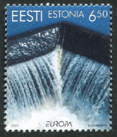Estonia 415, MNH. Michel 399. EUROPA CEPT-2001. Water. - Estonie