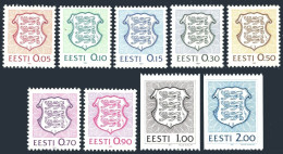 Estonia 200-208, MNH. Michel 65-173. National Arms, 1991. - Estonia