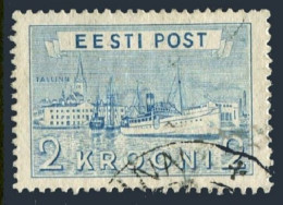Estonia 138, Used. Michel 137. Harbor At Tallinn, 1938. - Estland