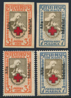 Estonia B9-B12,lightly Hinged.Michel 46-47 A,B. 1923.Aita Hadalist.Red Cross. - Estland