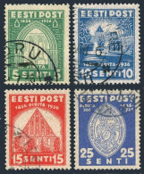 Estonia 134-137, Used. Michel 120-123. St Brigitta Convent, 500th Ann. 1936. - Estonia
