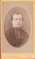GAND - Photo CDV Portrait D'un Prélat, Prêtre Par Le Photographe BERRNAERT Frères, PHOT, Gand - Antiche (ante 1900)