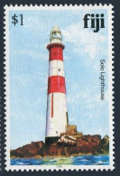 Fiji 423j Inscribed 1991, MNH. Famous Houses Of Fiji. Solo Lighthouse. - Fiji (1970-...)