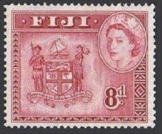 Fiji 155, Hinged. Michel 131. Queen Elizabeth II, Coat Of Arms, 1956. - Fidji (1970-...)