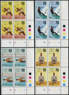 Fiji 665-668 Bl./4,MNH.Mi 660-663. Olympics Barcelona-1992.Running,Yachting,Judo - Fidji (1970-...)