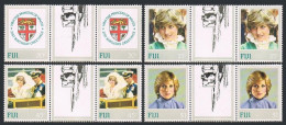 Fiji 470-473 Gutter, MNH. Mi 464-467. Princess Diana 21st Birthday, 1982. Arms. - Fidji (1970-...)